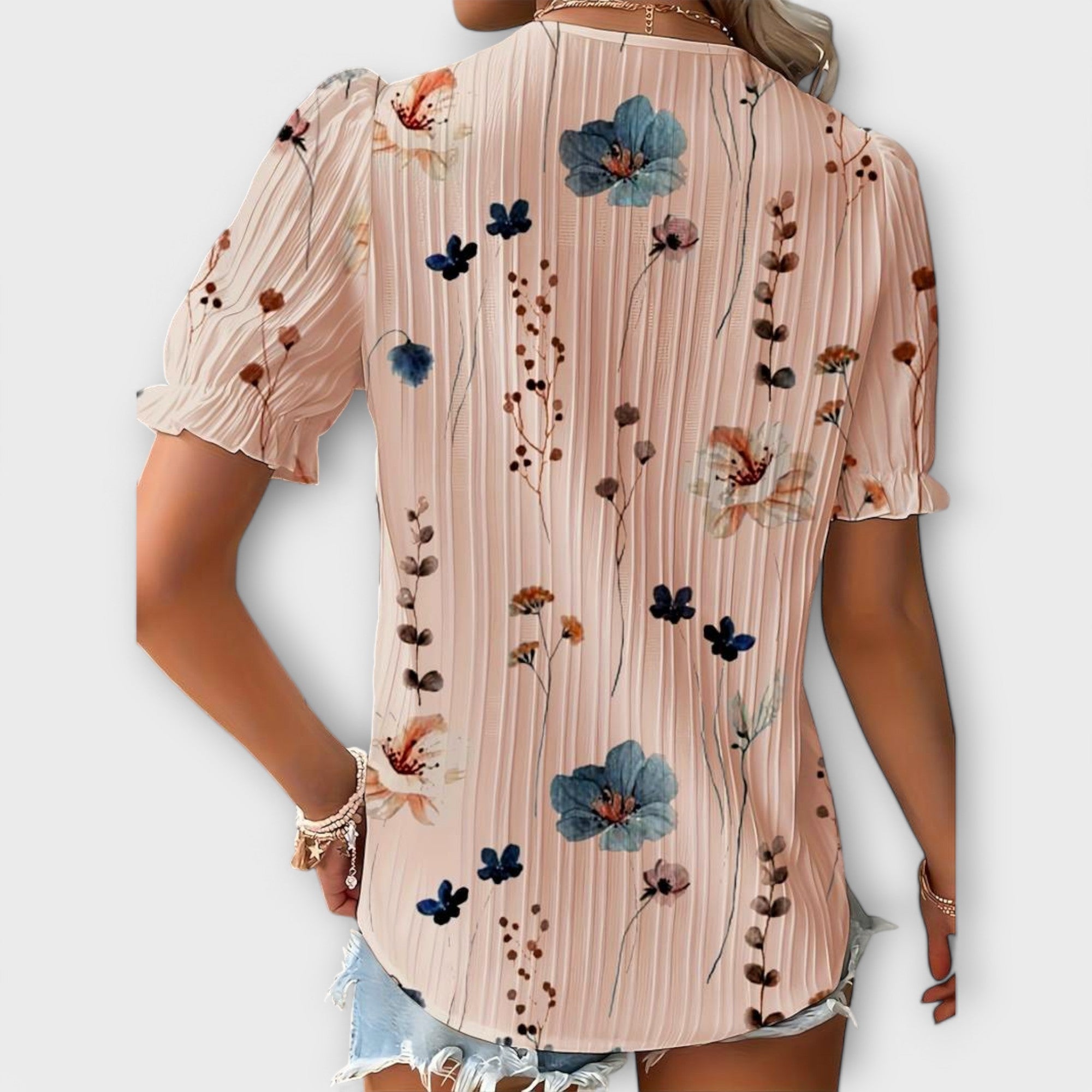 Spitzenglanz Bluse