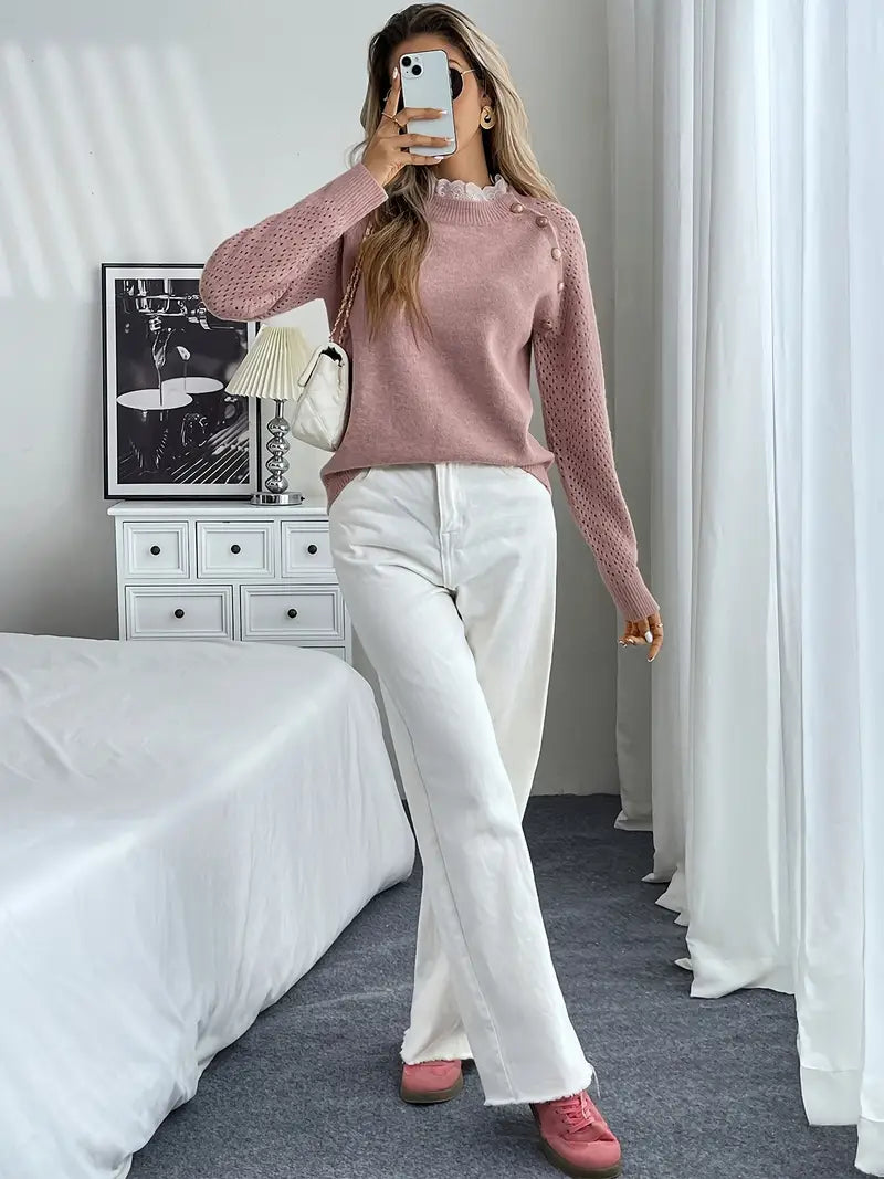 Crelace Stylischer Strickpullover