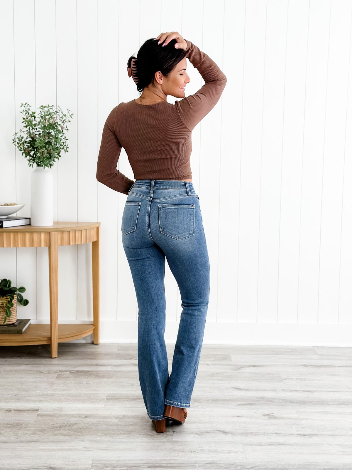 Jennie | Bootcut-Jeans mit Bauchkontrolle