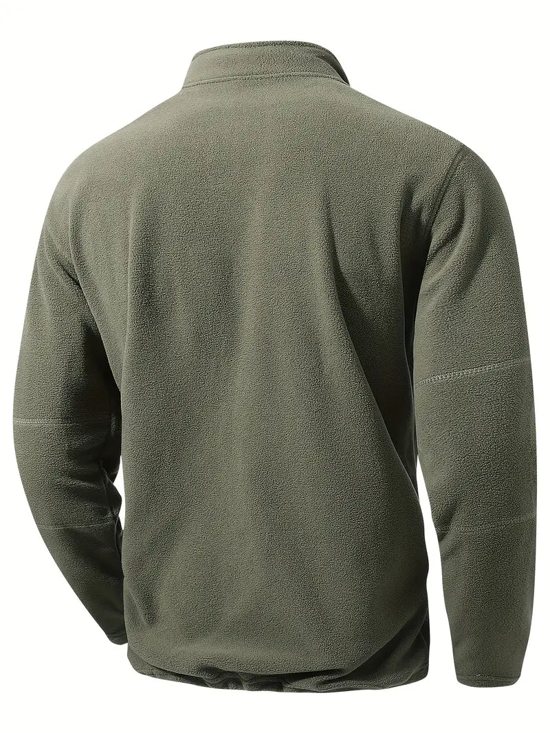 Maurits Sweatjacke Mit Halbem Reißverschluss