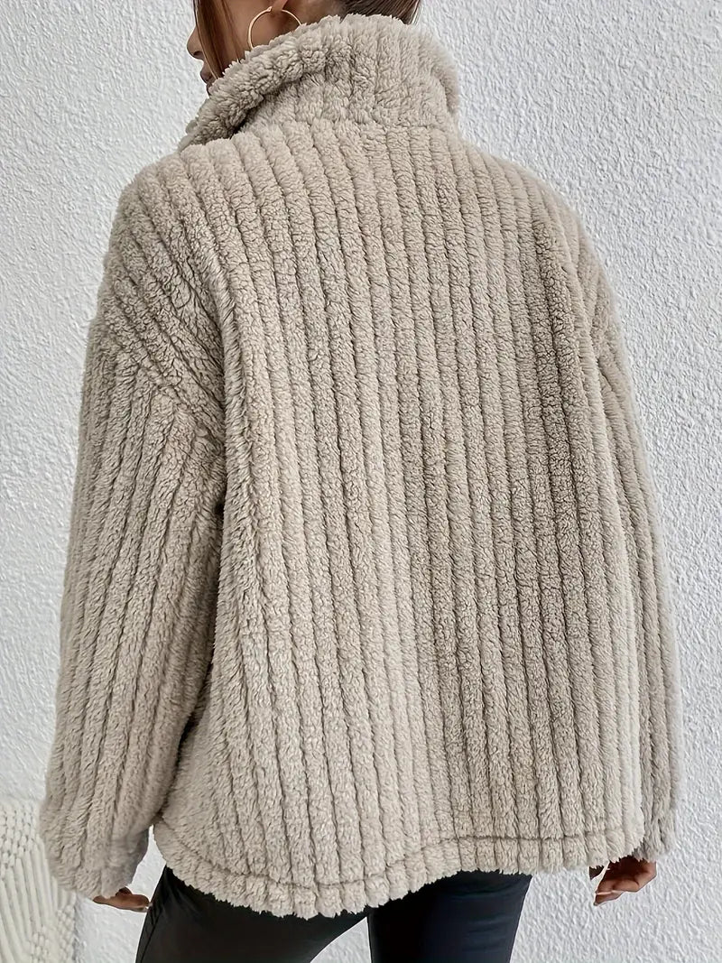 NOVA Wendbarer Samtknopf Cardigan