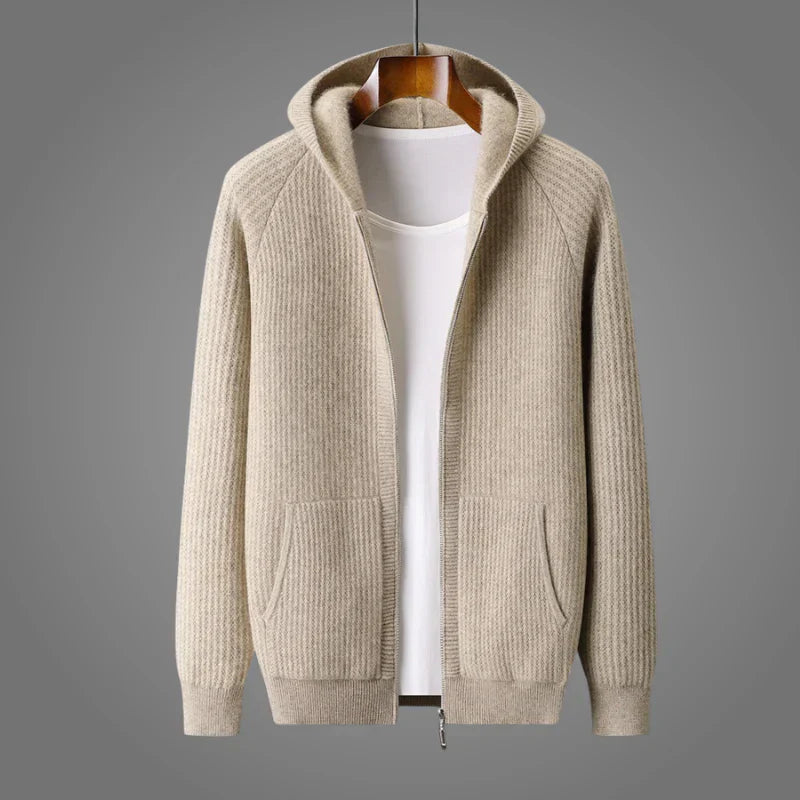 Herren Winter Hoodie aus Wolle