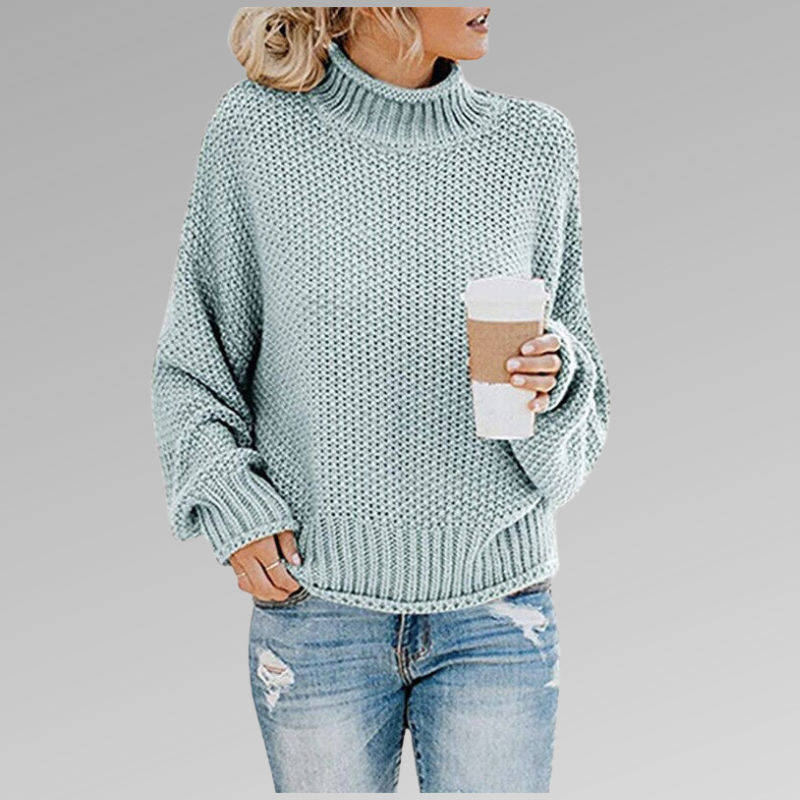 Olivia | Pullover mit hohem Kragen