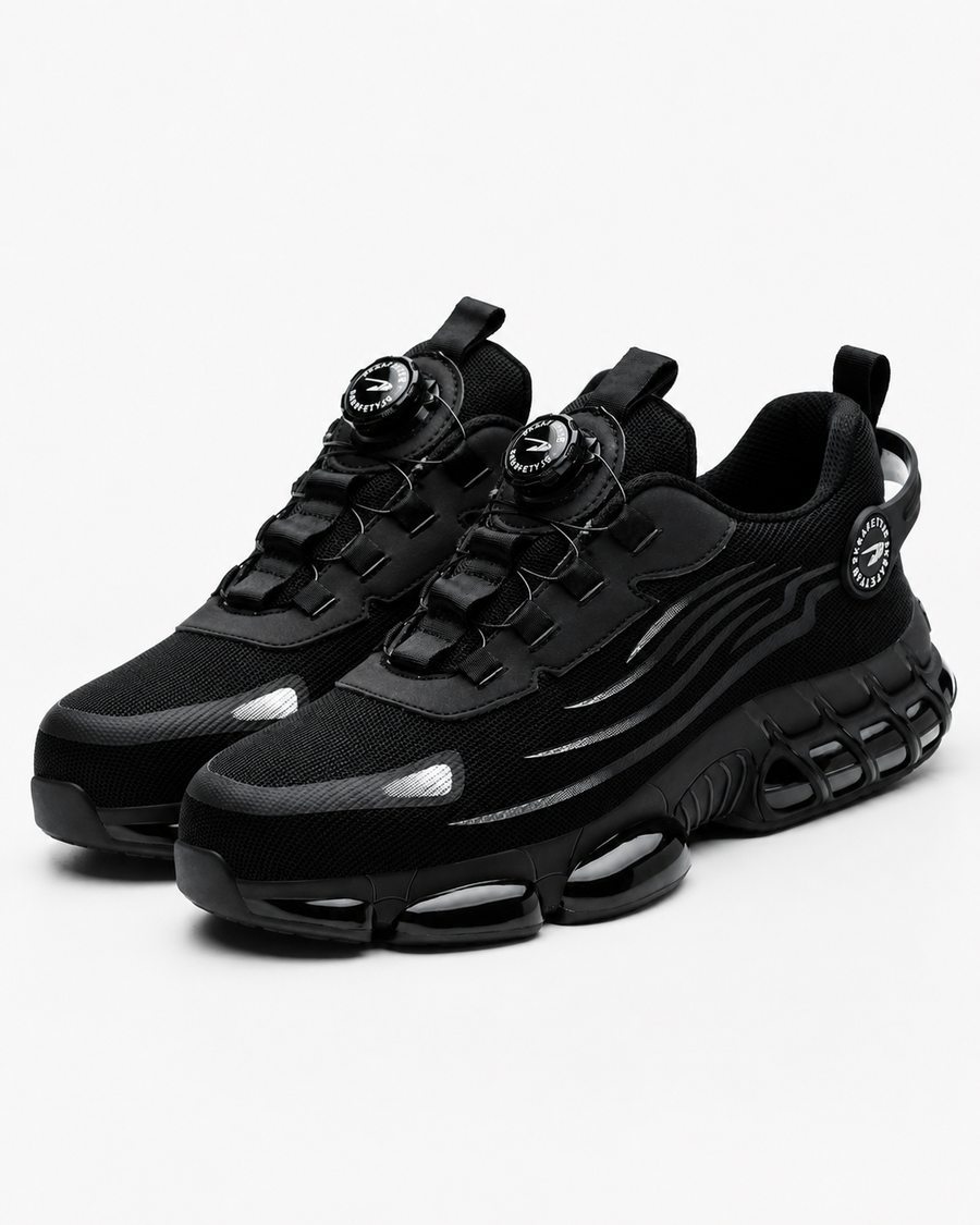 Evan | Herren Rotierende Knopf Sicherheits-Schuhe Sneakers Durchtrittsicher