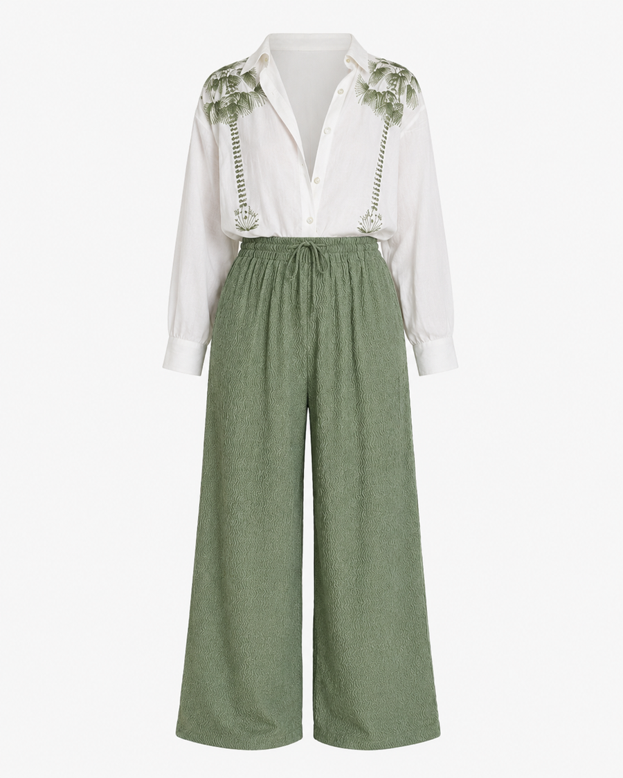 AROSA | 2-teiliges Kleidungsset Langarm Floral Blume