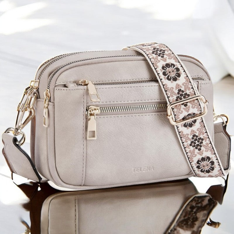 Mila Stilvolle Leder Schultertasche