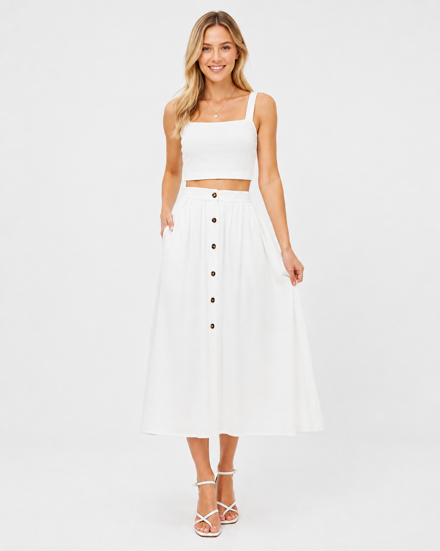 Ciara | Frühling Sommer Mid-Waist Bodycon Stylischer Rock