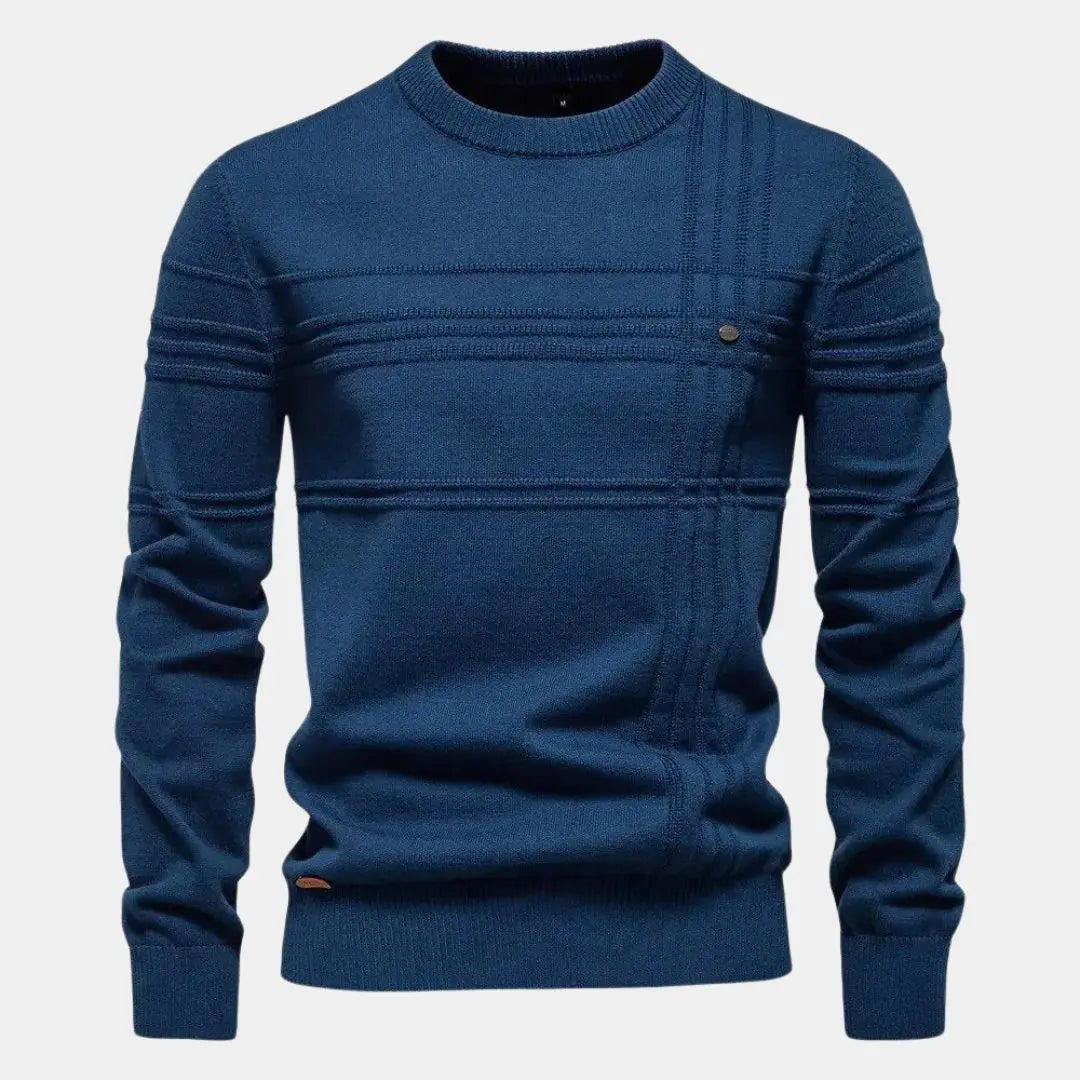 Gestrickter Pullover aus Baumwolle