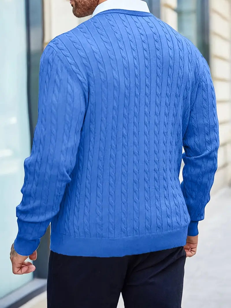 Jonty Gestrickter Rollkragenpullover
