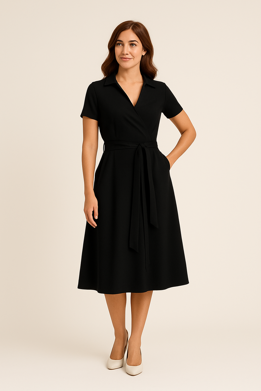 AROSA | Damen Schulterfreies A-Linien Kleid für besondere Anlässe lugtig & leicht
