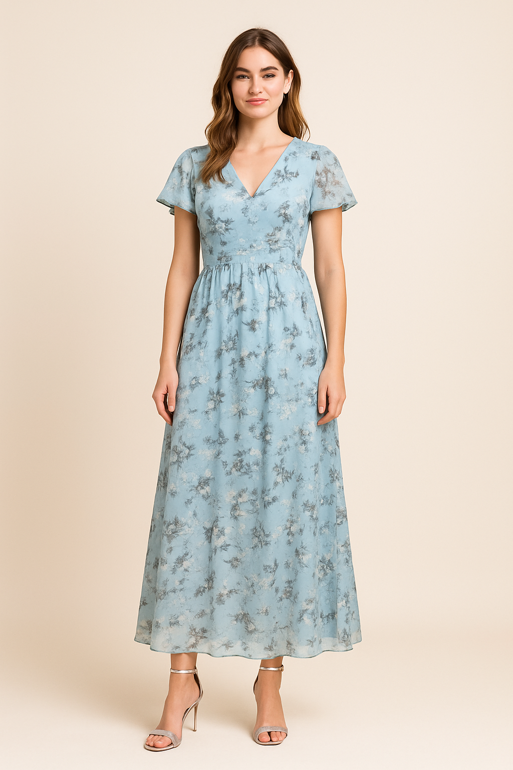 AROSA | Atmungsaktives Damen Midikleid elegant für Sommer