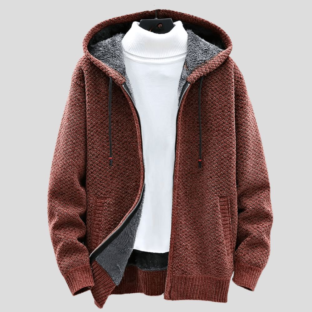 Werner™ Stilvoller Strick-Hoodie