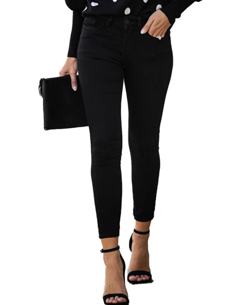 Damen Klassische Skinny-Hose