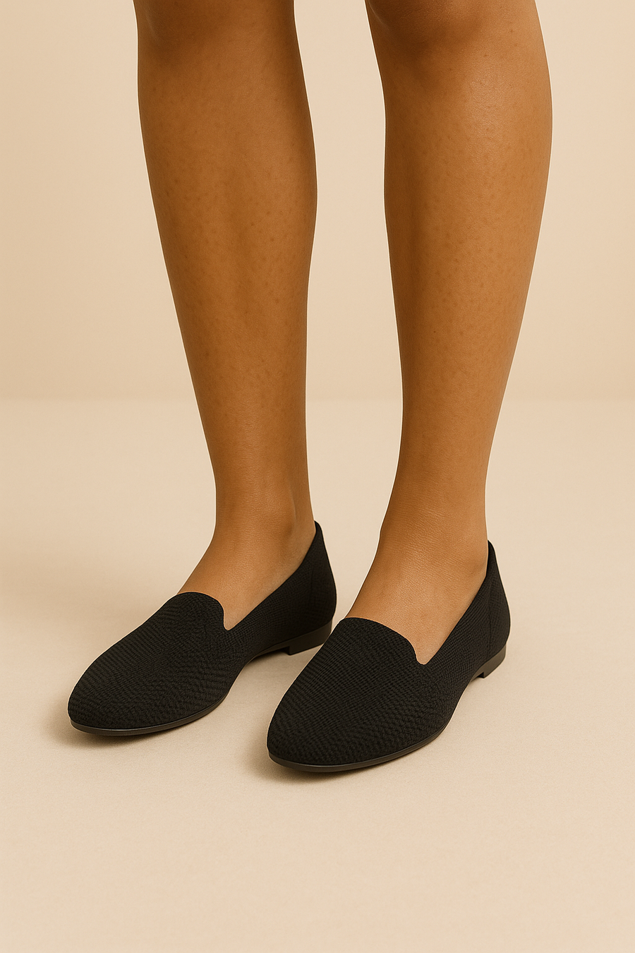 AROSA| Damen Slipper-Loafer aus Strick für Arbeit & Freizeit