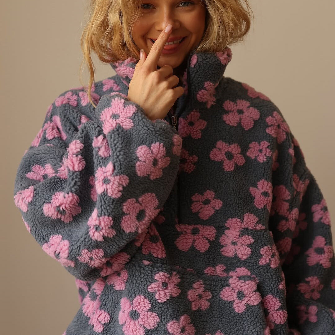 Azelma Langärmeliger Vlies Pullover