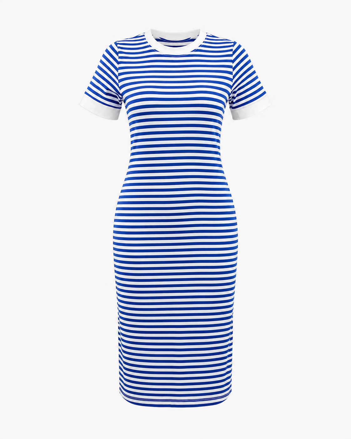 AROSA | Gestreiftes Midi T-Shirt-Kleid mit Taschen