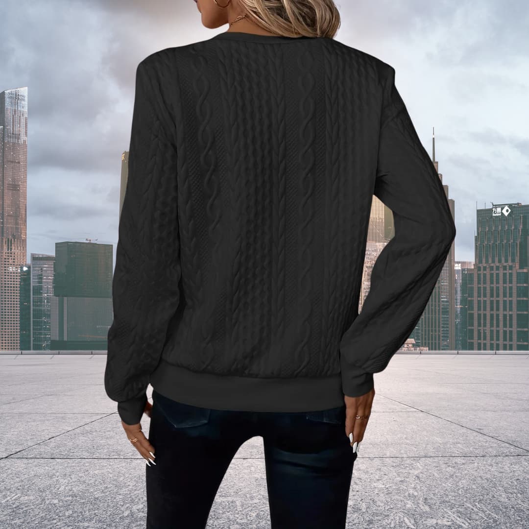 Florence Eleganter Stilvoller Strickpullover