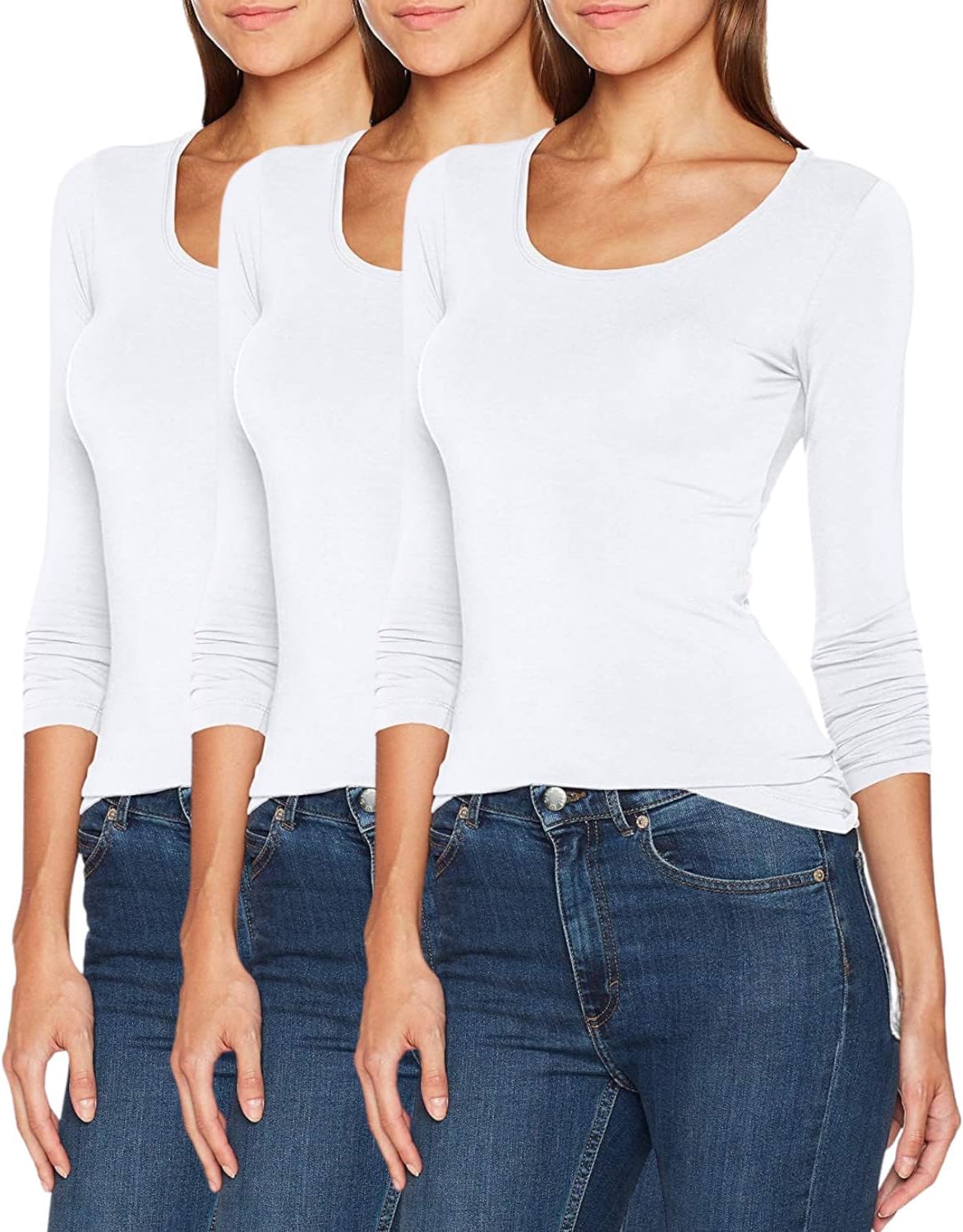 ONLY Damen Onllive Love LS Rundhals-Top, Noos, Langarmshirt