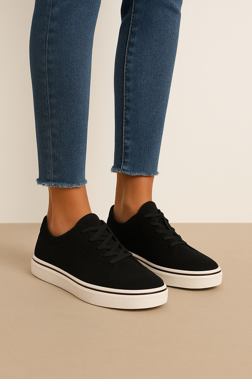 AROSA| Damen Sneaker zum Schnüren mit flacher Sohle für Sommer & Freizeit