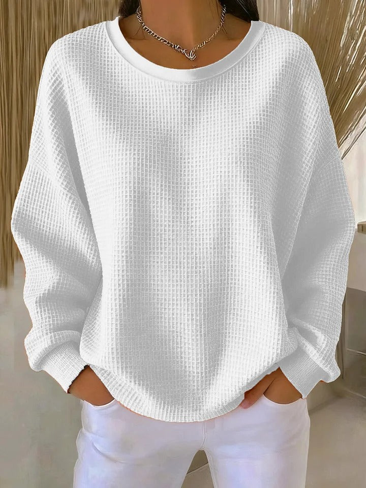 Elora Texturiertes Sweatshirt – Komfort trifft Stil