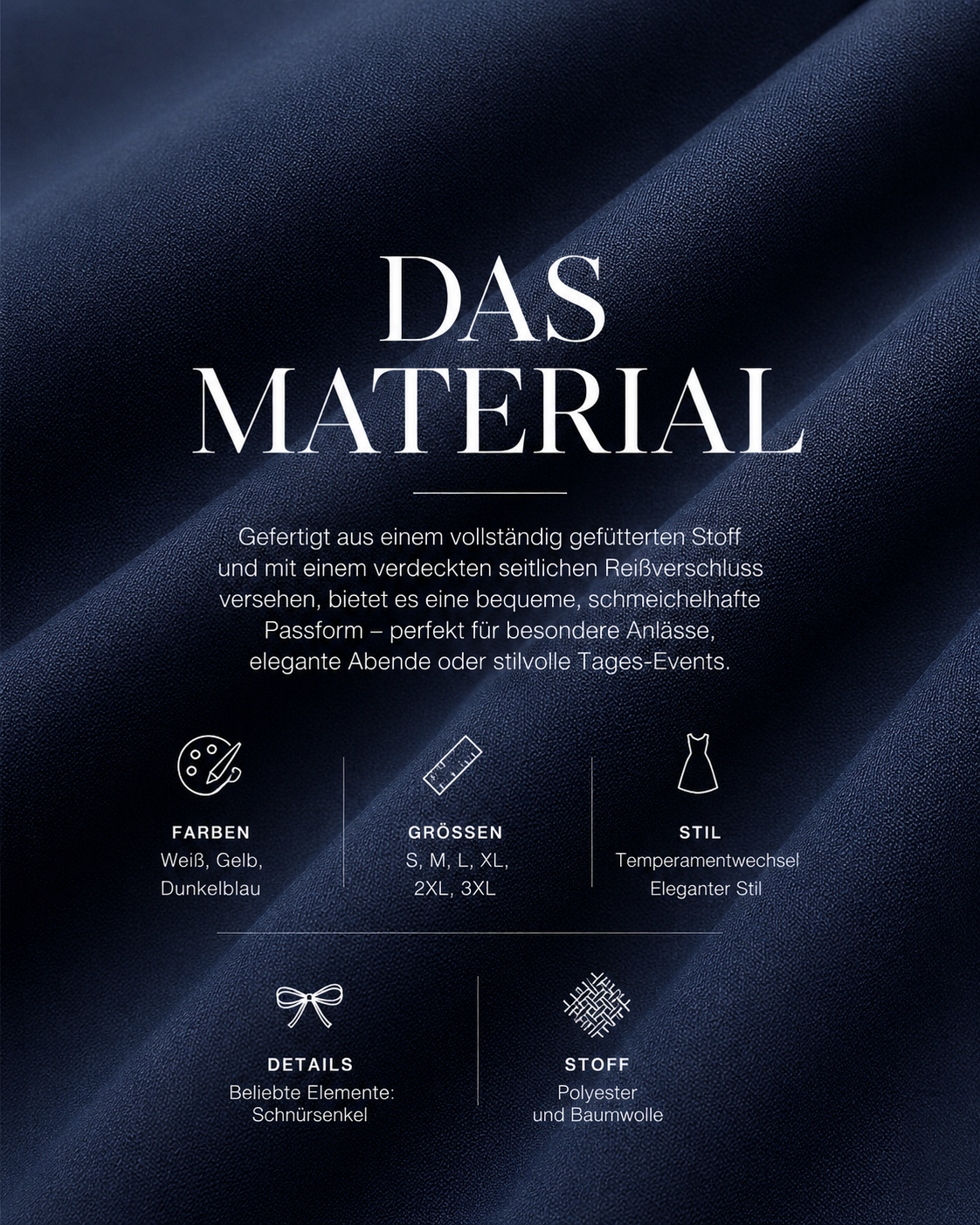 Elegantes Schnürkleid