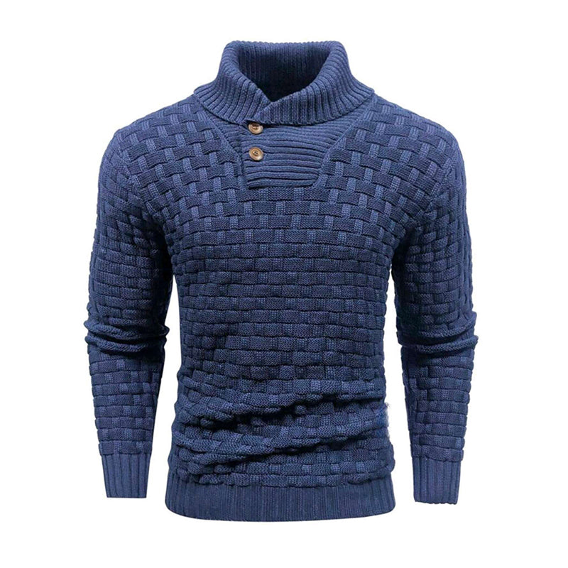Zach Lässiger Pullover aus Strukturstrick