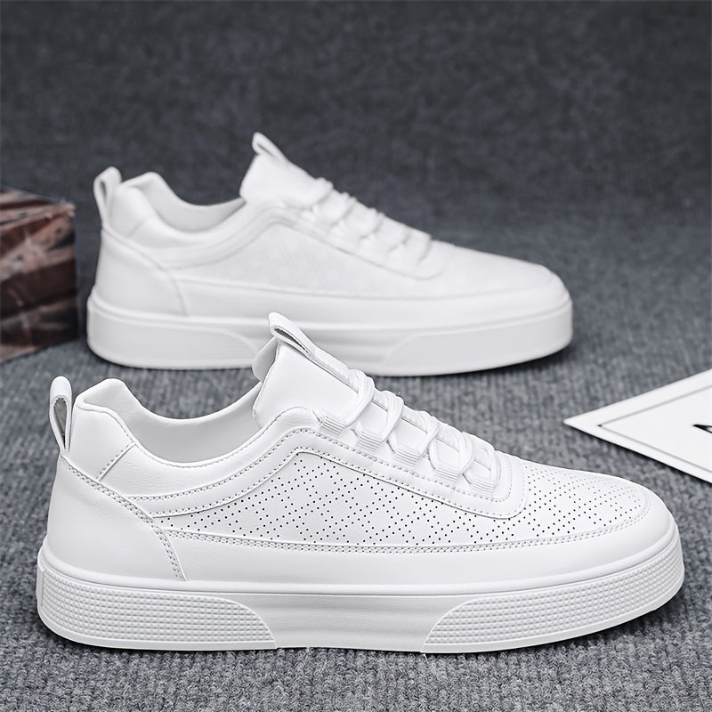 AROSA| Herren Sneaker Porter in Lederoptik mit luftdurchlässiger Perforation