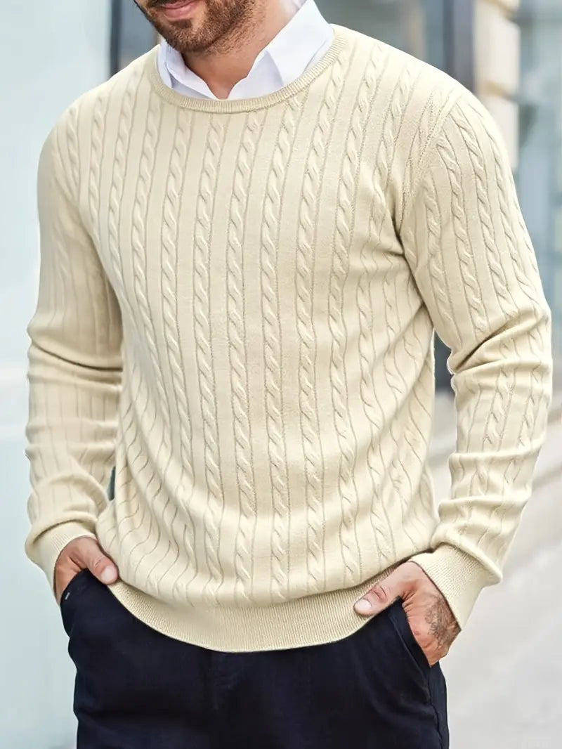 Jonty Gestrickter Rollkragenpullover