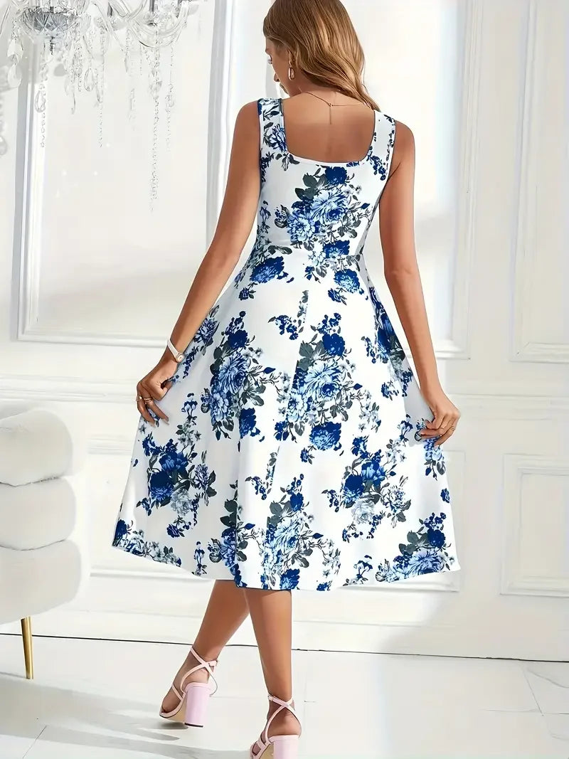 Nikolina Modisches und Elegantes Midi-Kleid