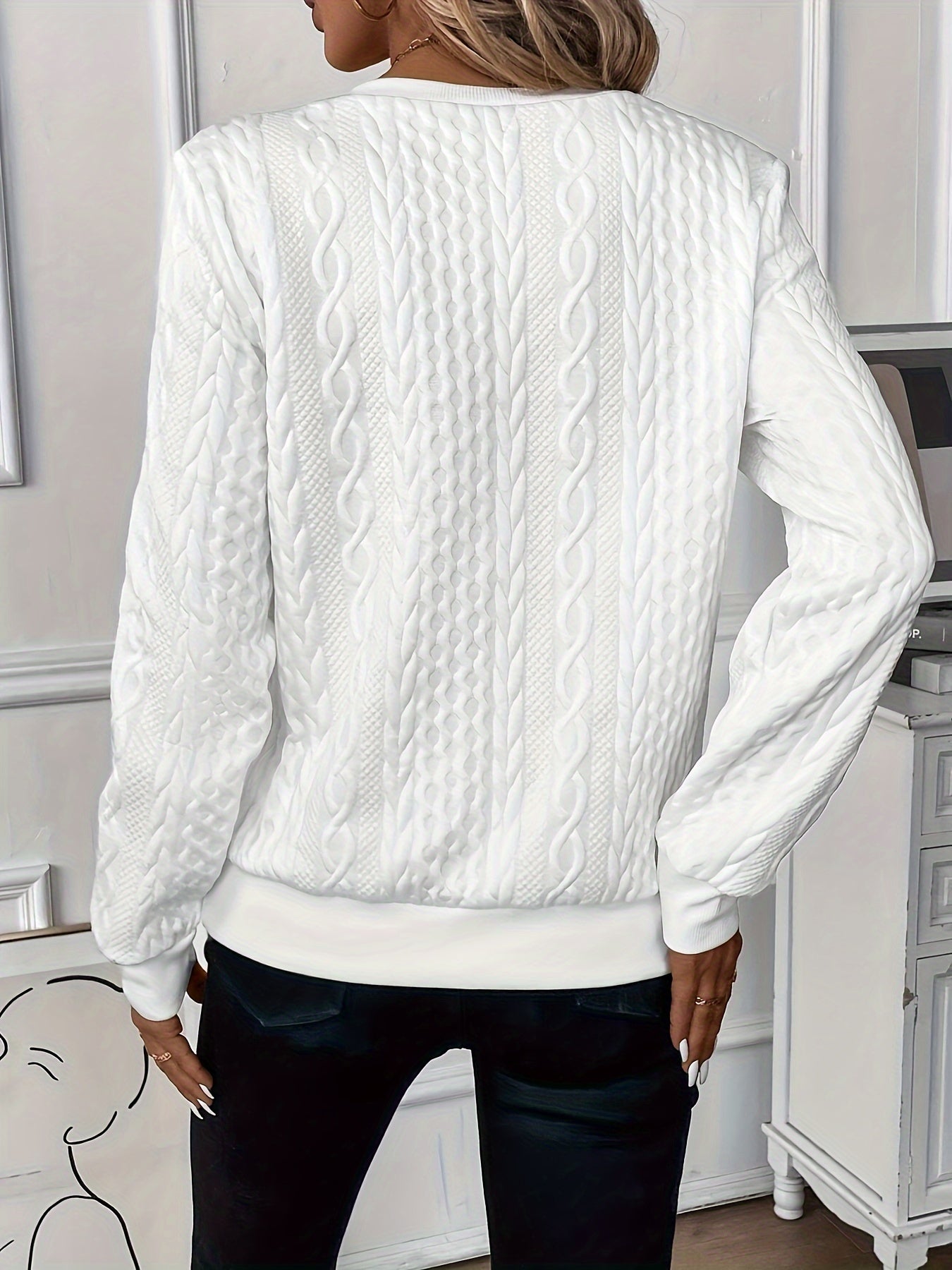 Karoline – Eleganter Und Bequemer Reißverschluss Pulli