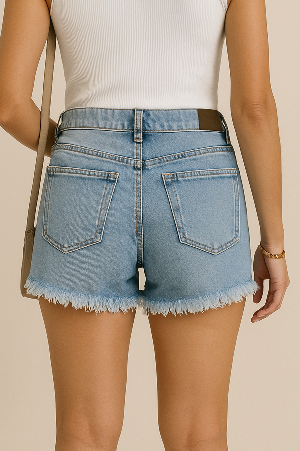 AROSA | Damen Jeansshorts mit mittlerem Bund für Sommer und Freizeit