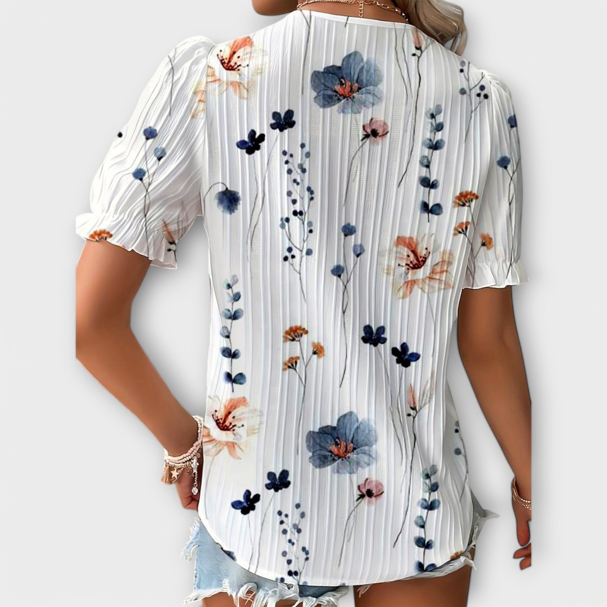 Spitzenglanz Bluse