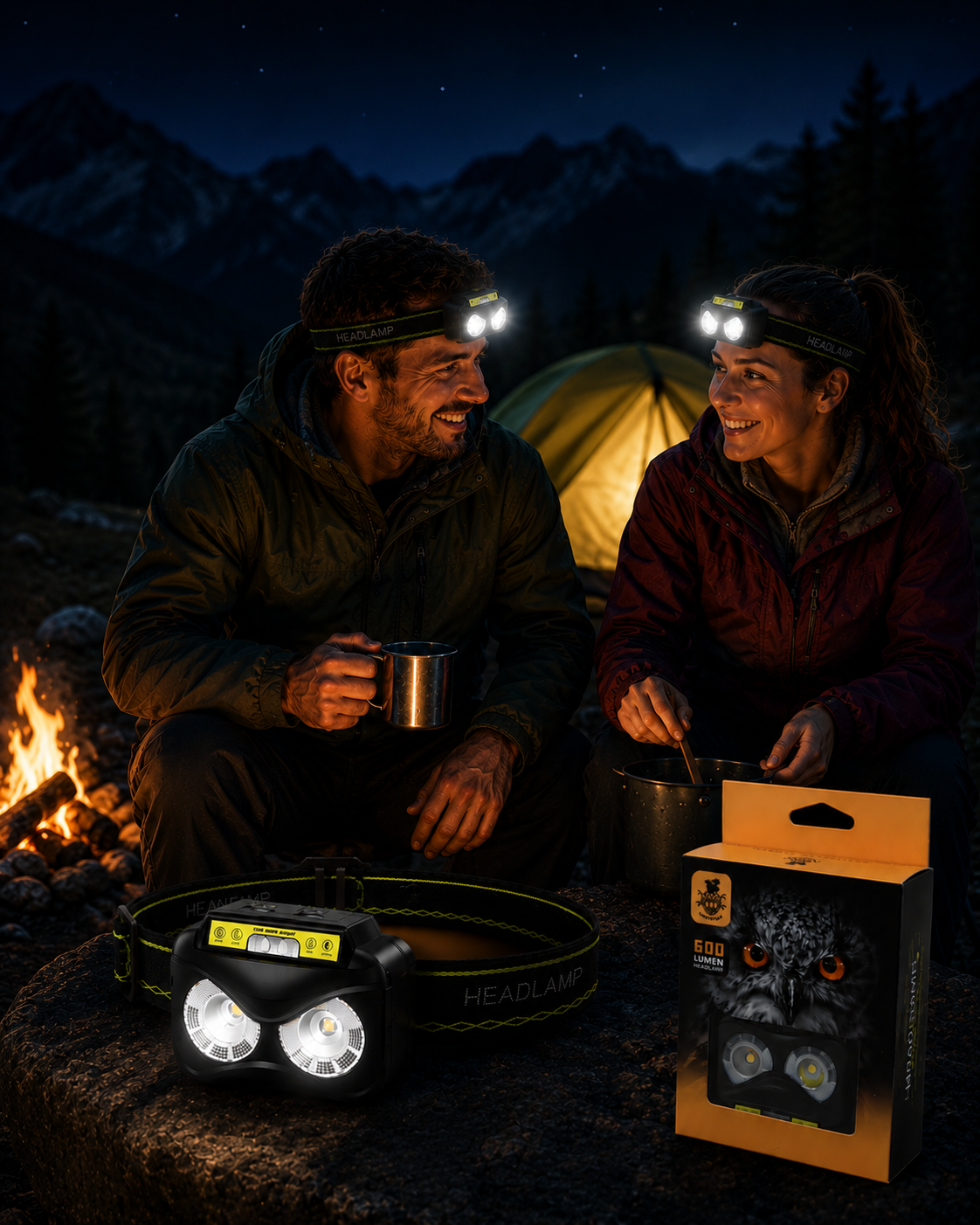 AROSA | LED Stirnlampe Super Bright