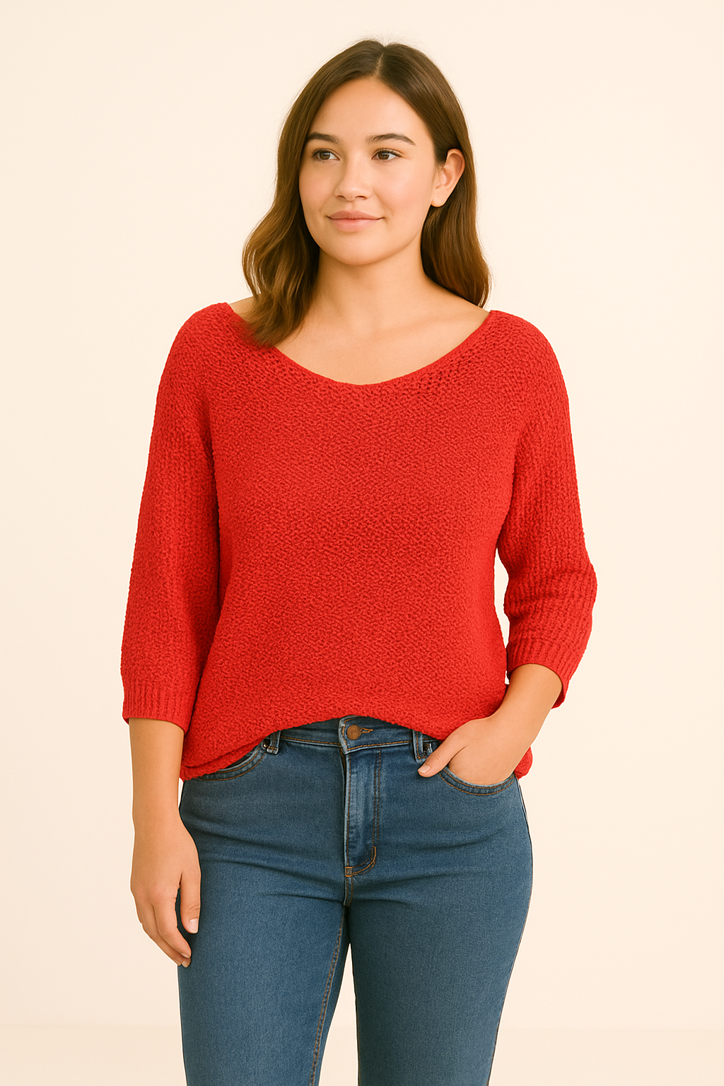 AROSA | Damen Pullover mit Rundhalsausschnitt