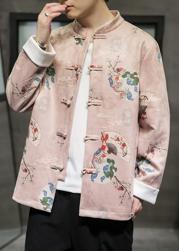 Shawn | Kunst Button Faux Wildleder Mäntel
