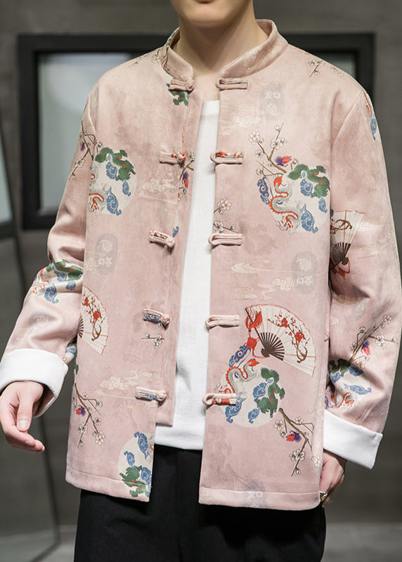 Shawn | Kunst Button Faux Wildleder Mäntel