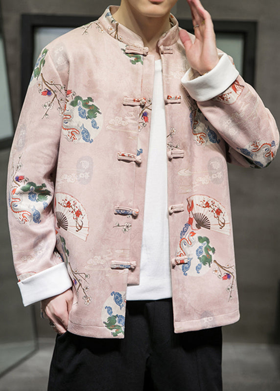 Shawn | Kunst Button Faux Wildleder Mäntel