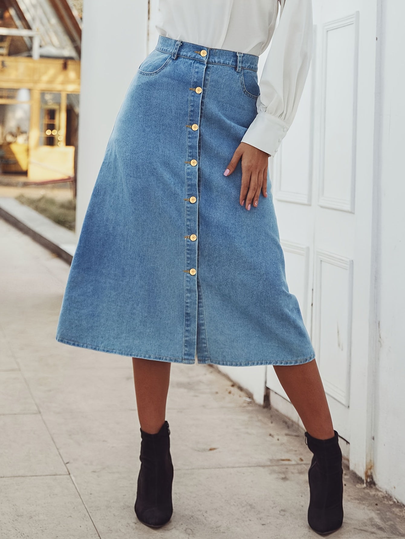 Jeansmoment Damen Rock