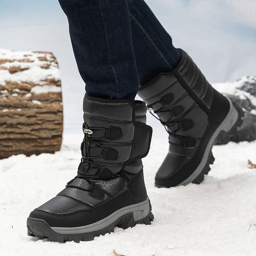 Damen Leichte Anti Rutsch Winterstiefel