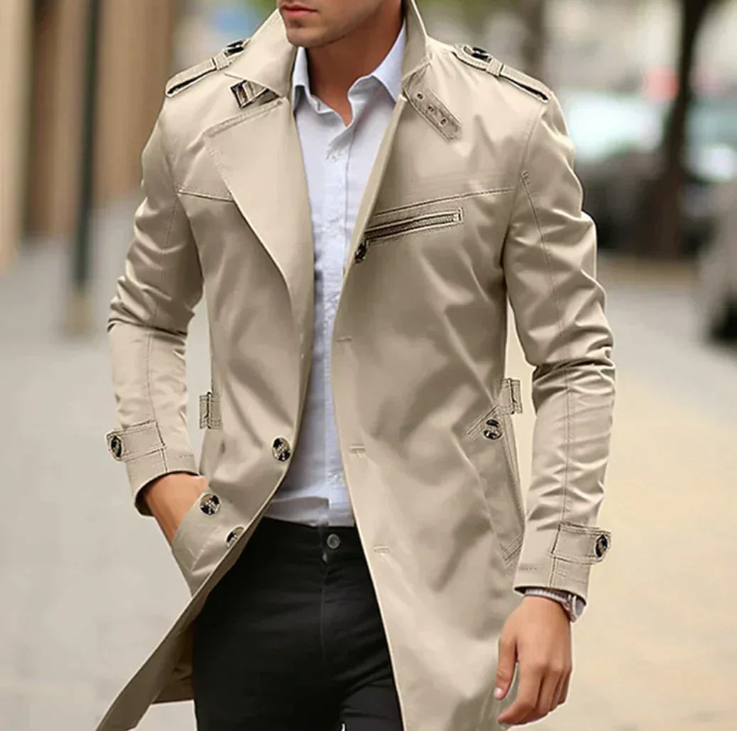 Eleganter Frühlings Trenchcoat für Männer