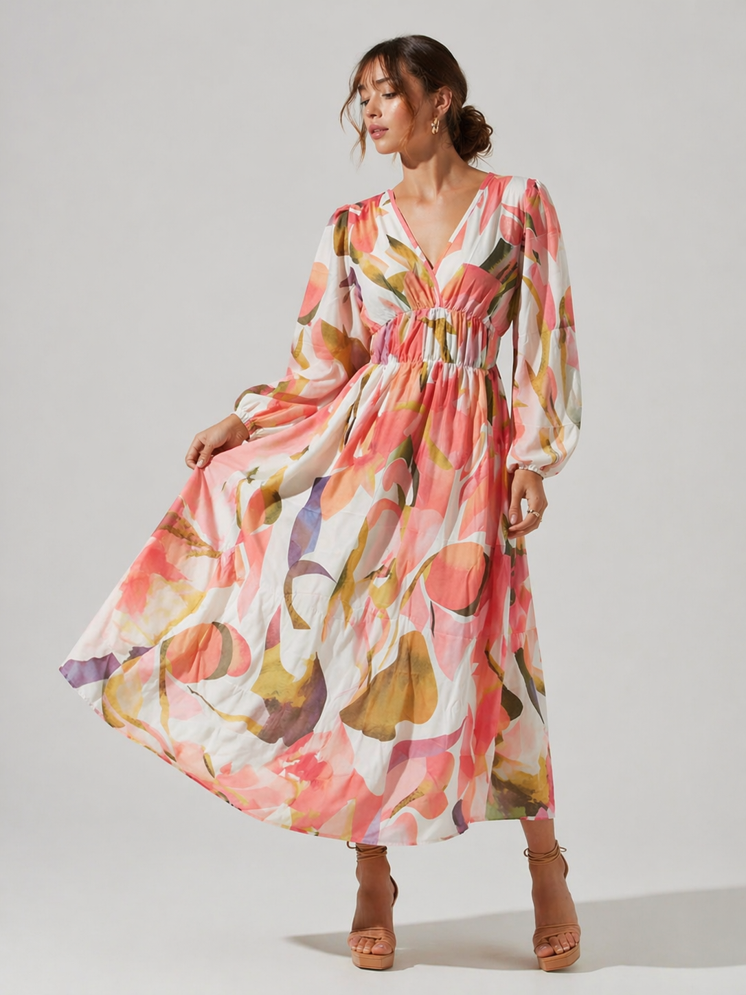 Carlotta Elegantes Blumenkleid