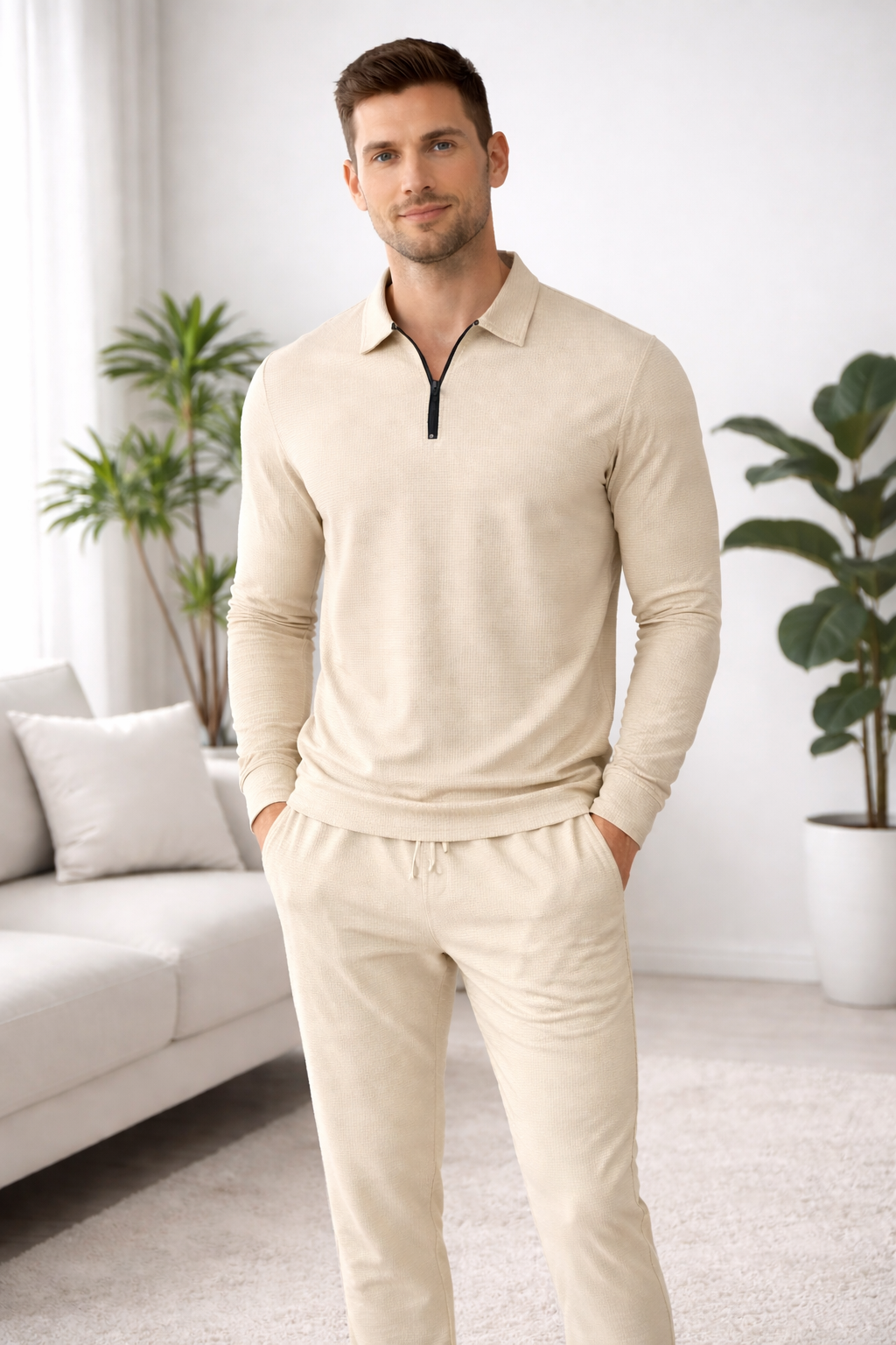 Tom Herren Freizeitset – Premium Zweiteiler für Sport & Erholung