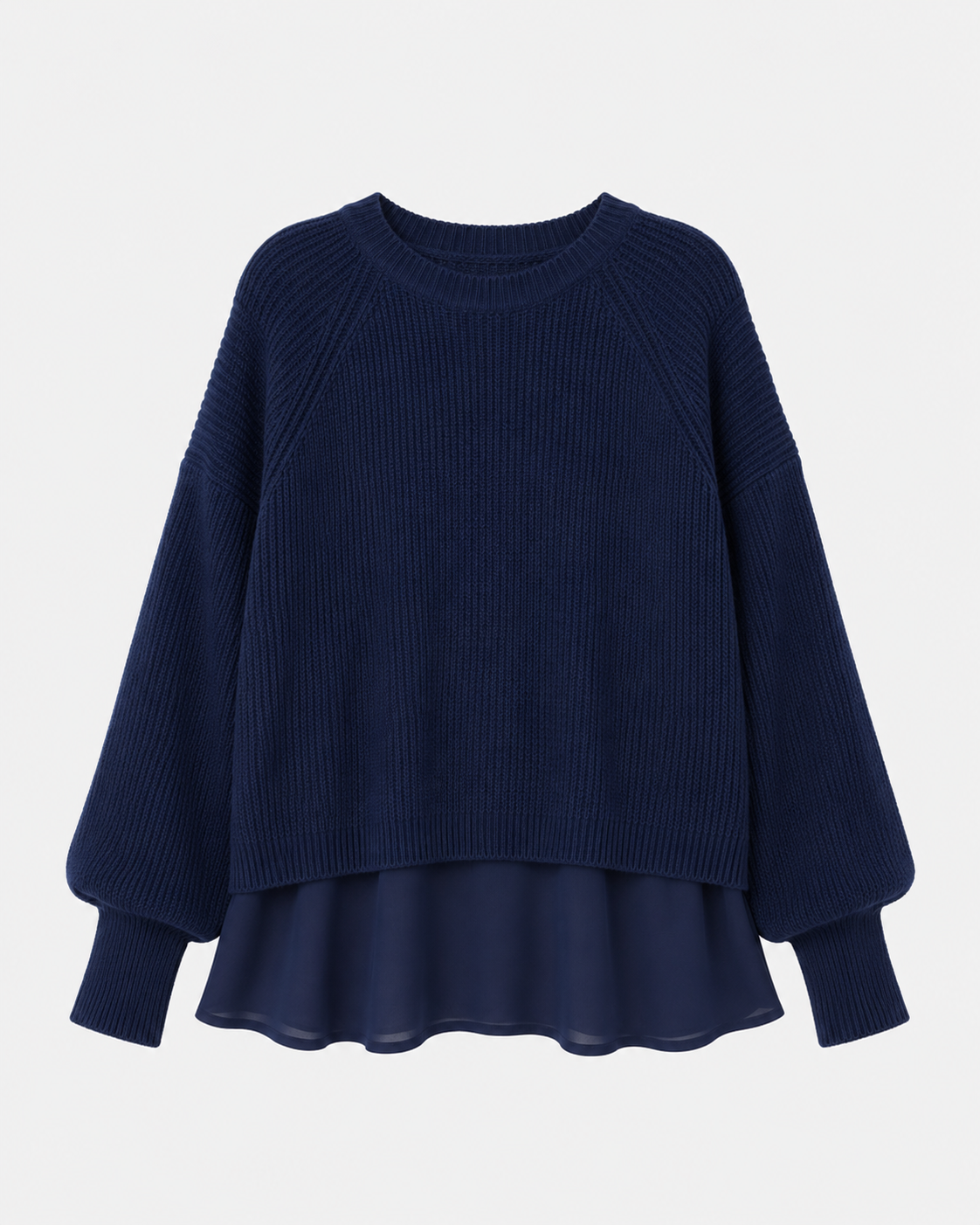 Ofra - Langärmeliger Strick Pullover