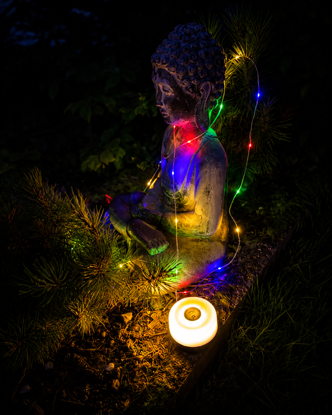 AROSA | LED Lichterkette Bunt Batteriebetrieben
