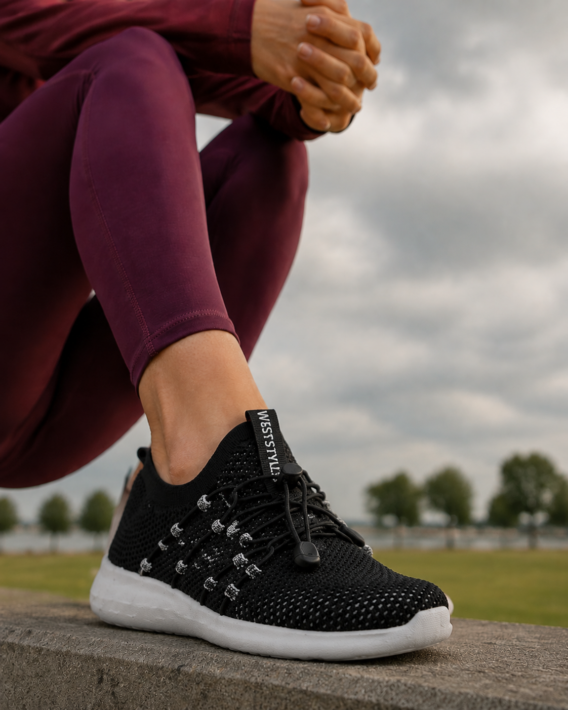 AROSA | Mesh Sneaker mit Schnellverschluss