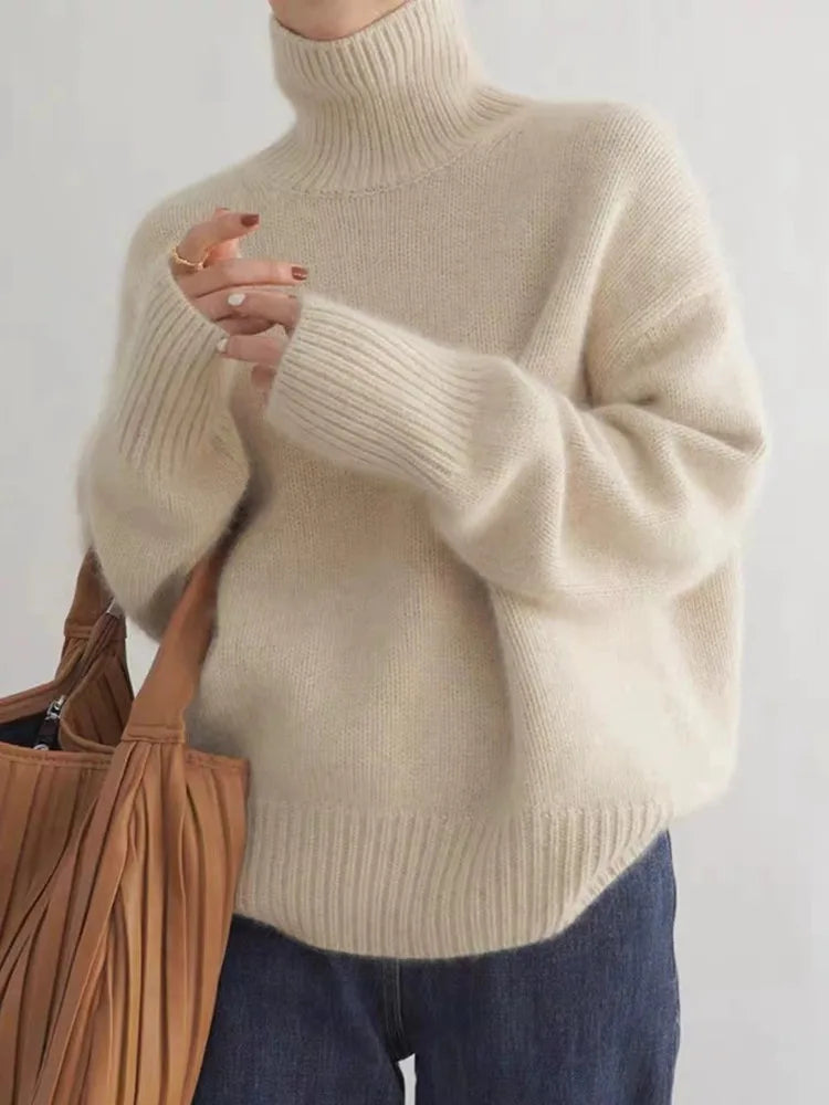 Isabella | Rollkragenpullover aus hochwertiger Wolle