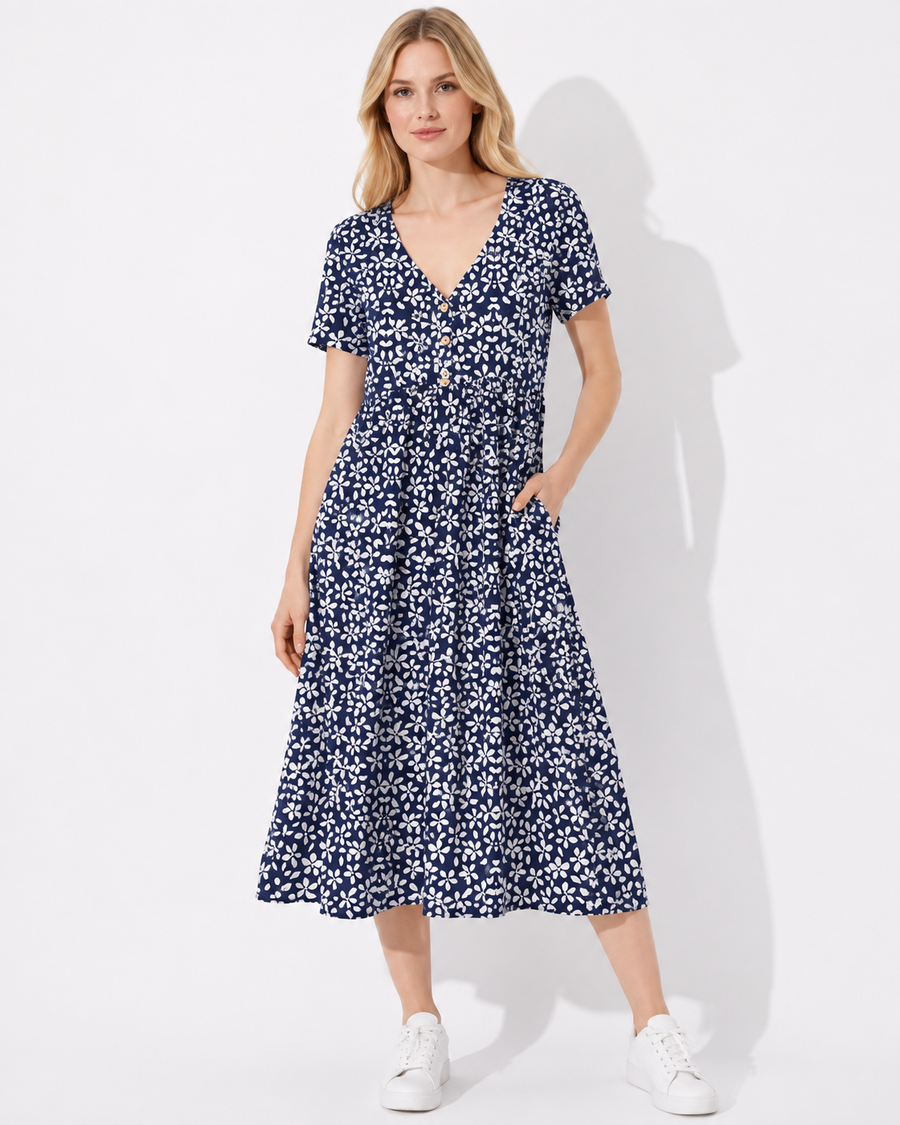 Dalia™ - Florales Freizeit Sommerkleid