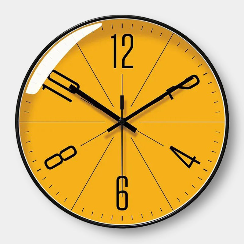 HourNest – Oslo Orange Wanduhr