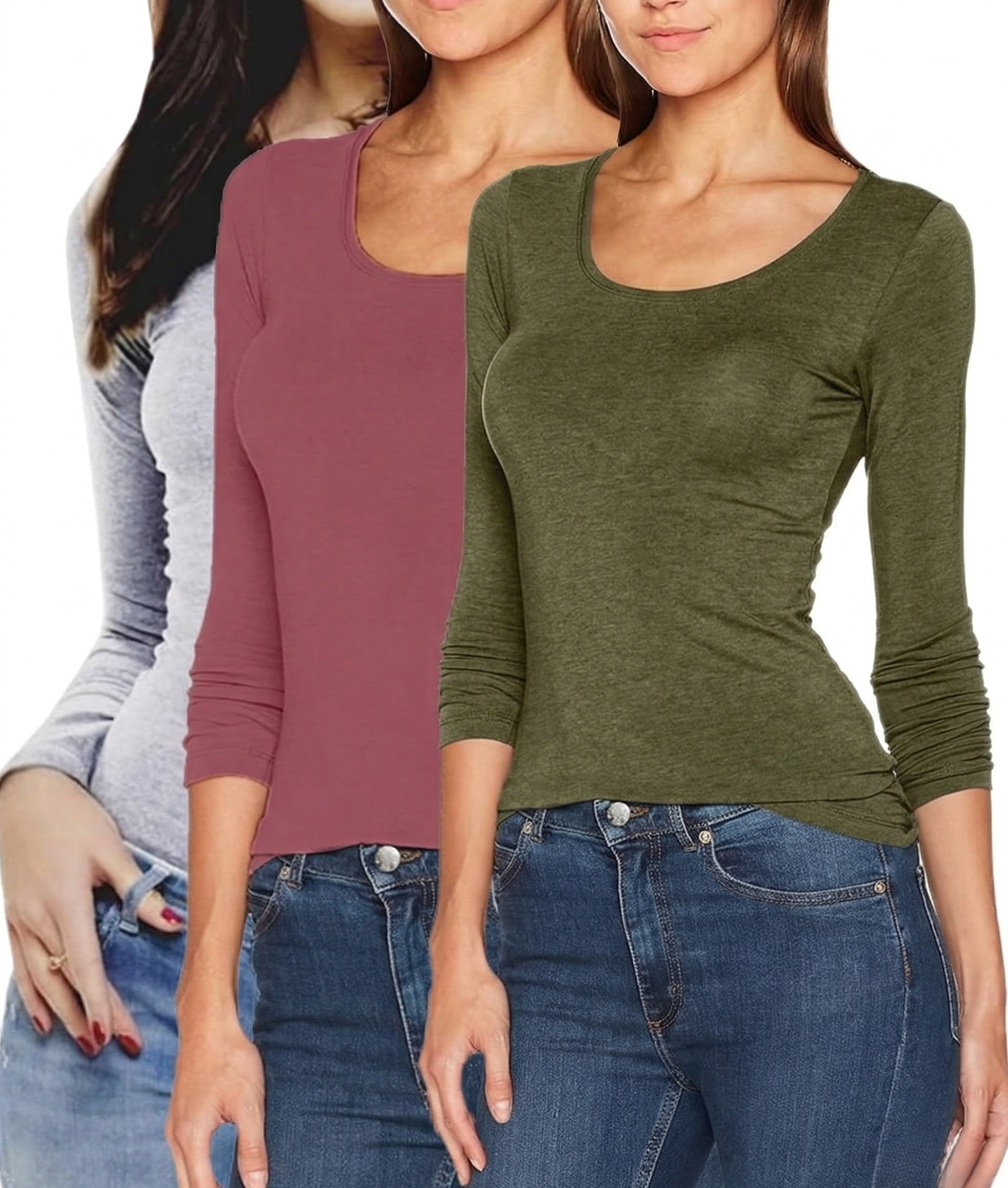 ONLY Damen Onllive Love LS Rundhals-Top, Noos, Langarmshirt