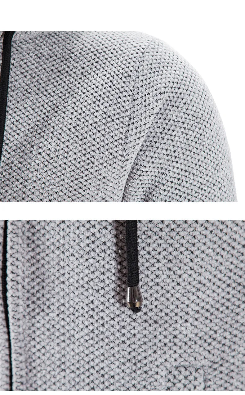 Wolljacke mit Kapuze für Männer